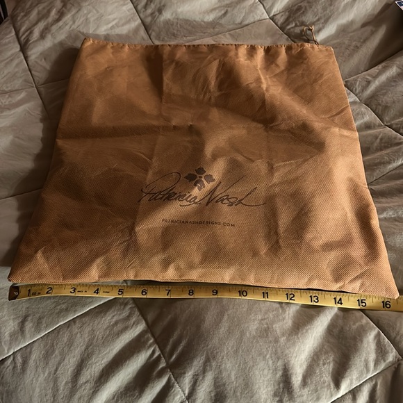 Patricia Nash Leather cross body bag teal with dust bag - Picture 6 of 9